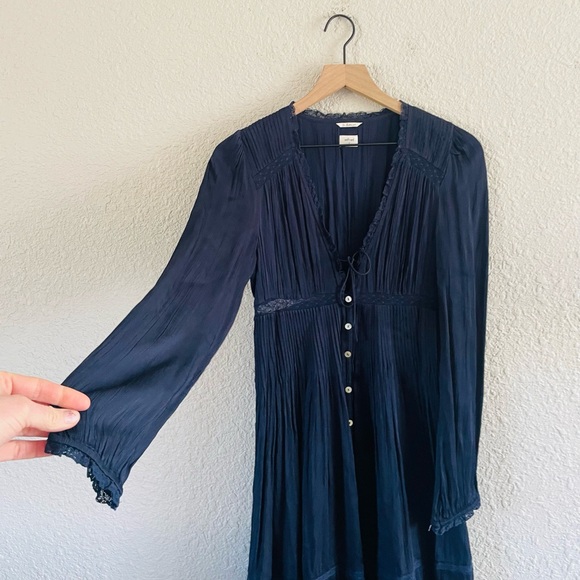 Wilfred Navy Blue Midi Dress - Picture 3 of 16